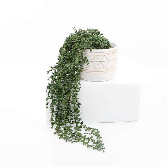Flora Bunda® 17.5" String Of Beads In 5" Geo Ceramic